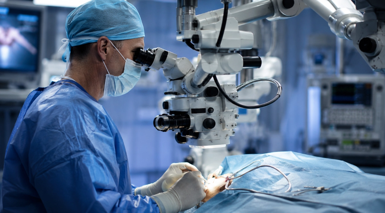 Pr&auml;zision in der Mikrochirurgie